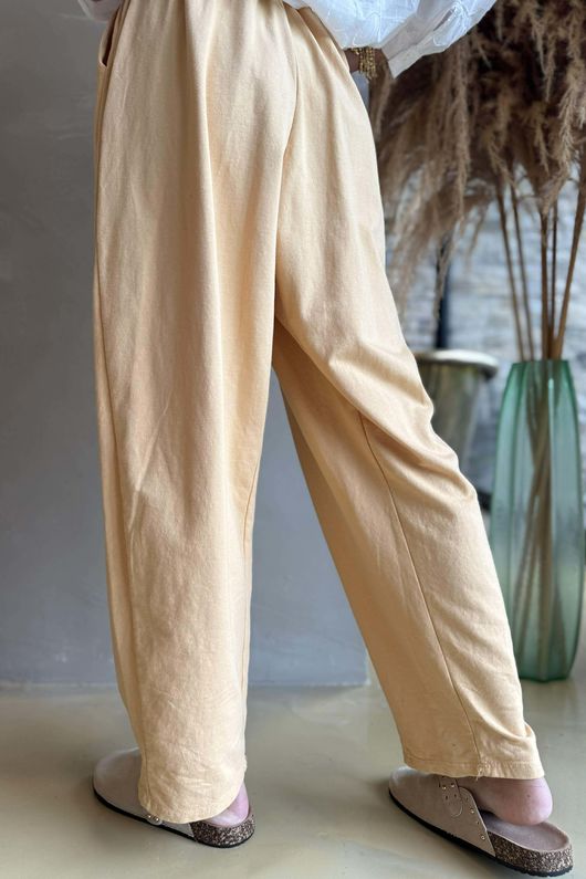 Lagen Seamed Tapered Barrel Pant Tuscan Sun